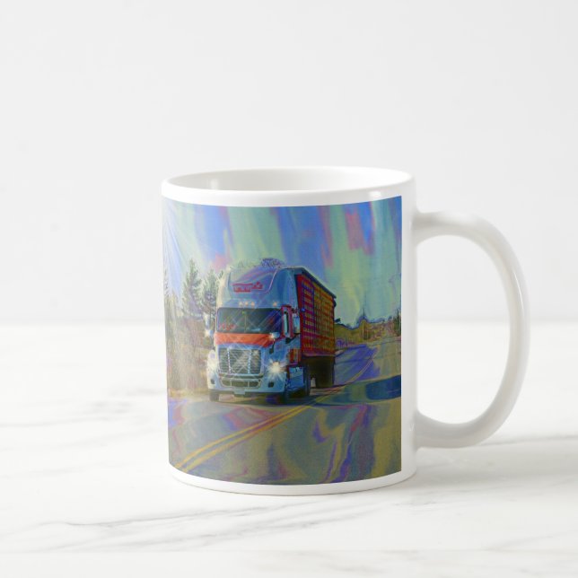 Mug Cadeaux de CAMIONNEURS d'INSTALLATION de CAMION de (Droite)