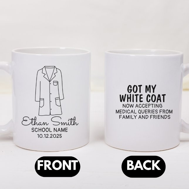 Mug Cadeaux de Cérémonie de la Robe Blanche, Robe Blan (Créateur téléchargé)