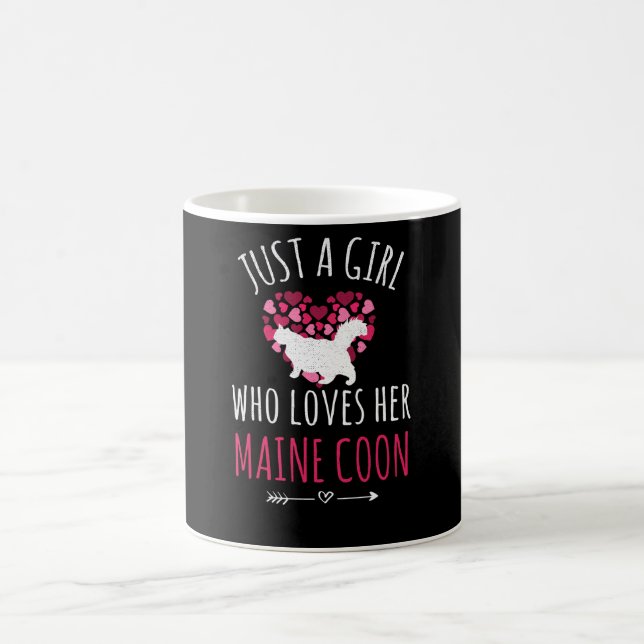 Mug Cadeaux De Chat De Maine Coon Pour Les Femmes| Mai (Centre)