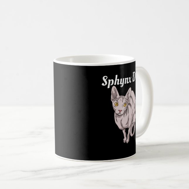 Mug Cadeaux De Chat Sphynx Pour Hommes Sphynx Chat (Devant droit)