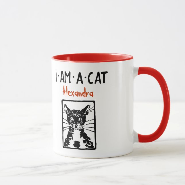 Mug Cadeaux de chats noirs (Droite)