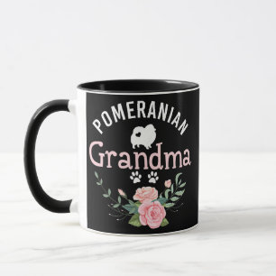 Mug Cadeaux de chien Pomeranian pour grand-mère amateu