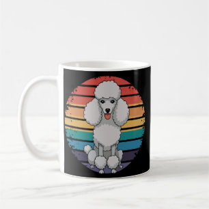 Mug Cadeaux de chien pour amateurs de caniches rétro p