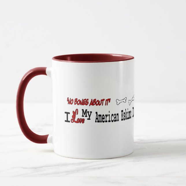 Mug Cadeaux de chiens Eskimo américains (Gauche)