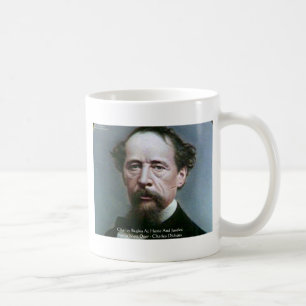 Mug Cadeaux de citations de Charles Dickens "Charité @