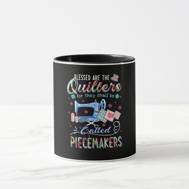 Mug Cadeaux de courtepointe| Quilting For They Doit Êt (Centre)