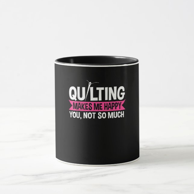 Mug Cadeaux de couture de courtepointe (Centre)