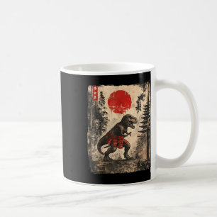 Mug Cadeaux de dinosaures japonais Samouraï T-Rex Drôl