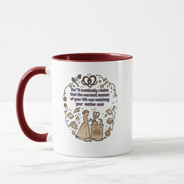 Mug cadeaux de fête des mères (Gauche)