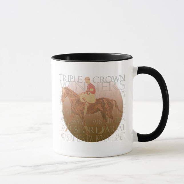 Mug Cadeaux de gagnants de Triple Crown et (Droite)