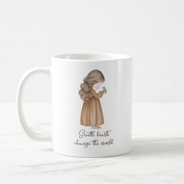 Mug Cadeaux de gentillesse pour changer le monde avec  (Gauche)