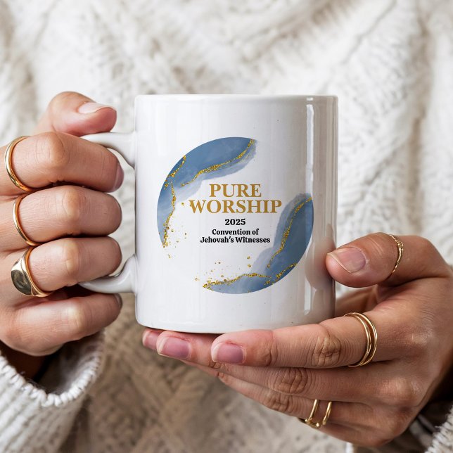 Mug Cadeaux de la Convention Pure Worship 2025 JW (Créateur téléchargé)