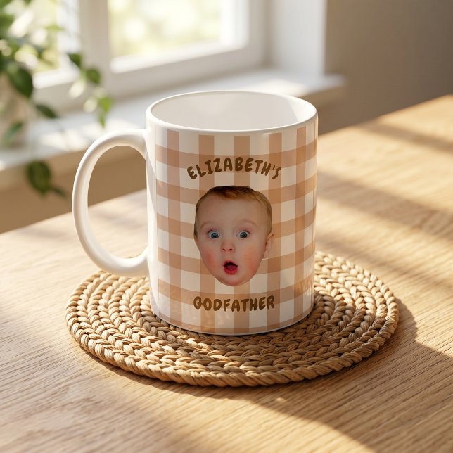 Mug Cadeaux de la fête des pères pour papa marron (Créateur téléchargé)
