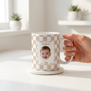 Mug Cadeaux de la fête des pères pour papa marron