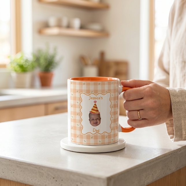 Mug Cadeaux de la fête des pères pour papa Orange (Créateur téléchargé)