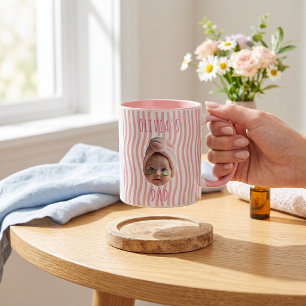 Mug Cadeaux de la fête des pères pour papa rayures ros