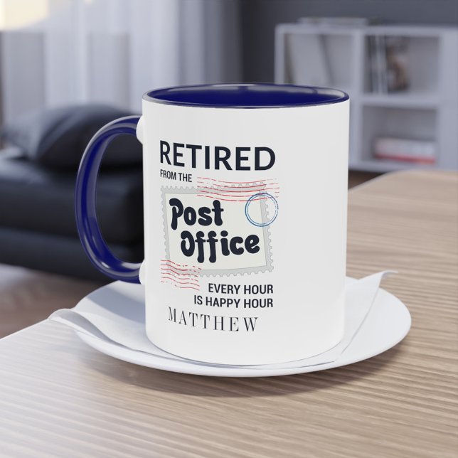 Mug Cadeaux de la partie de départ du travailleur post (Créateur téléchargé)