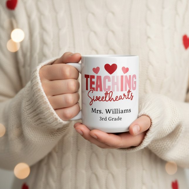 Mug Cadeaux de la Saint-Valentin pour Enseignants Pers (Créateur téléchargé)