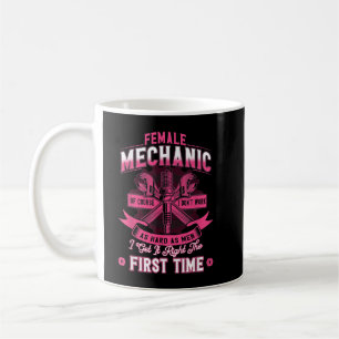 Mug Cadeaux de mécanique diesel féminin Mécanique fémi
