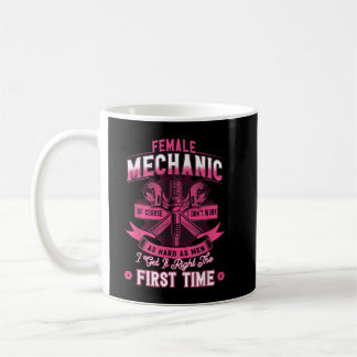 Mug Cadeaux de mécanique diesel féminin Mécanique fémi