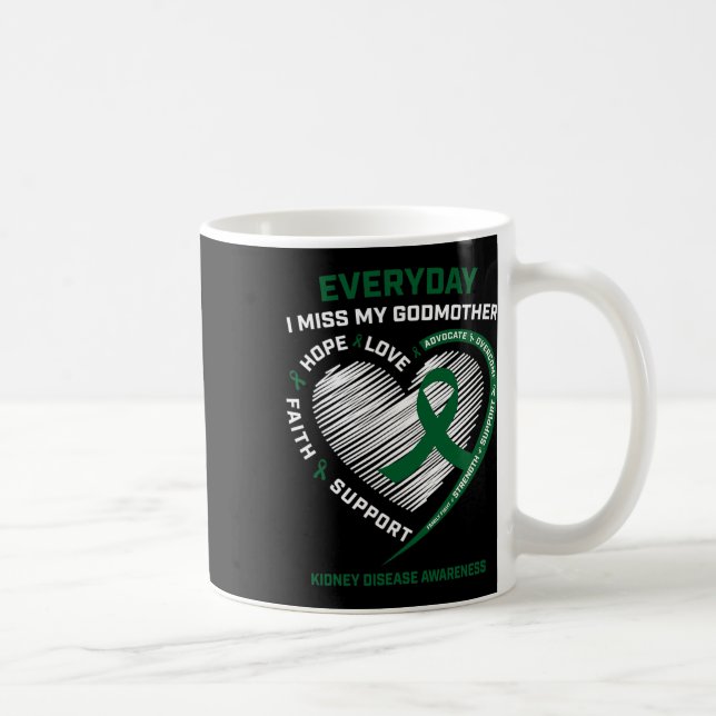Mug Cadeaux de mémoire femmes Godmère Kidney Disease A (Droite)