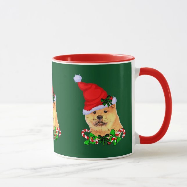Mug Cadeaux de Noël Cute Chow Chow (Droite)