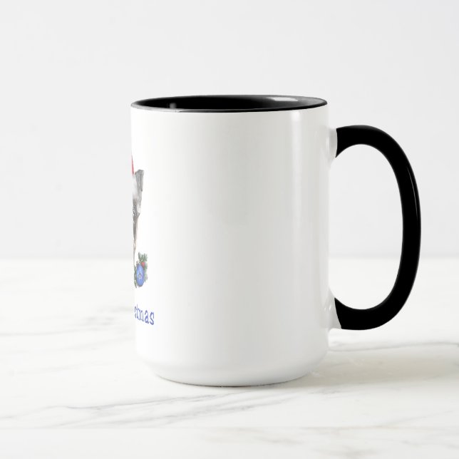 Mug Cadeaux de Noël de Chihuahua (Droite)