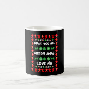 Mug Cadeaux de Noël des RH d'entreprise