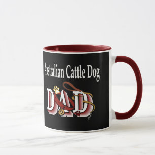 Mug Cadeaux de papa de chien de bétail australien