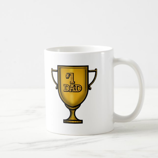 Mug Cadeaux de papa du numéro un pour lui (Droite)
