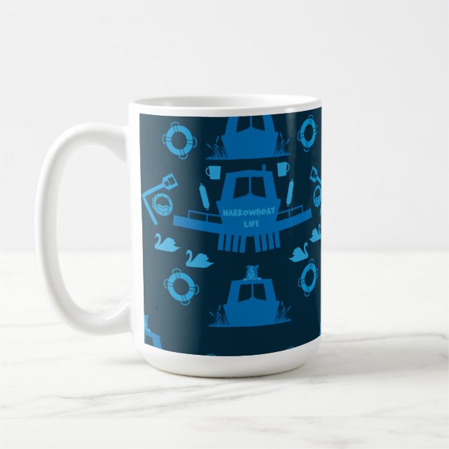 Mug Cadeaux de péniche britannique (Gauche)