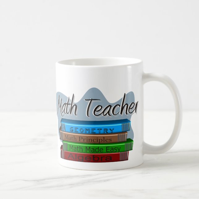 Mug Cadeaux de professeur de maths (Droite)