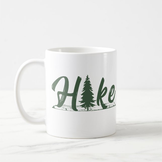 Mug Cadeaux de randonnée pour les randonneurs de pin (Gauche)