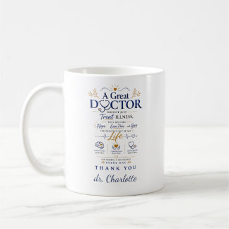 Mug Cadeaux de remerciement personnalisés pour médecin