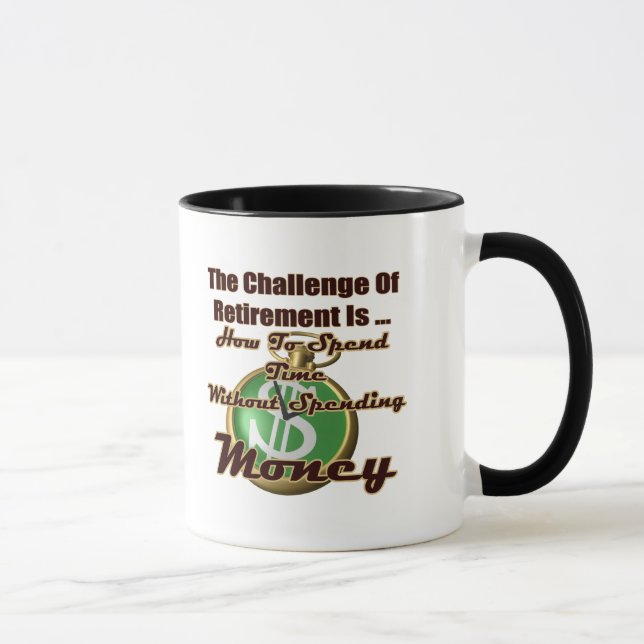 Mug Cadeaux de retraite et T-shirts de retraite (Droite)