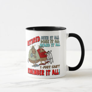 Mug Cadeaux de retraite et T-shirts de retraite