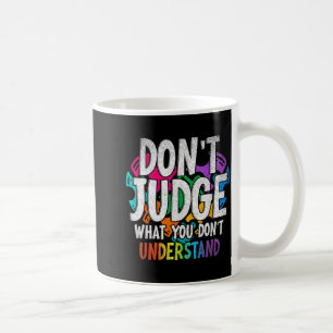 Mug Cadeaux de sensibilisation à l'autisme Ne jugez pa