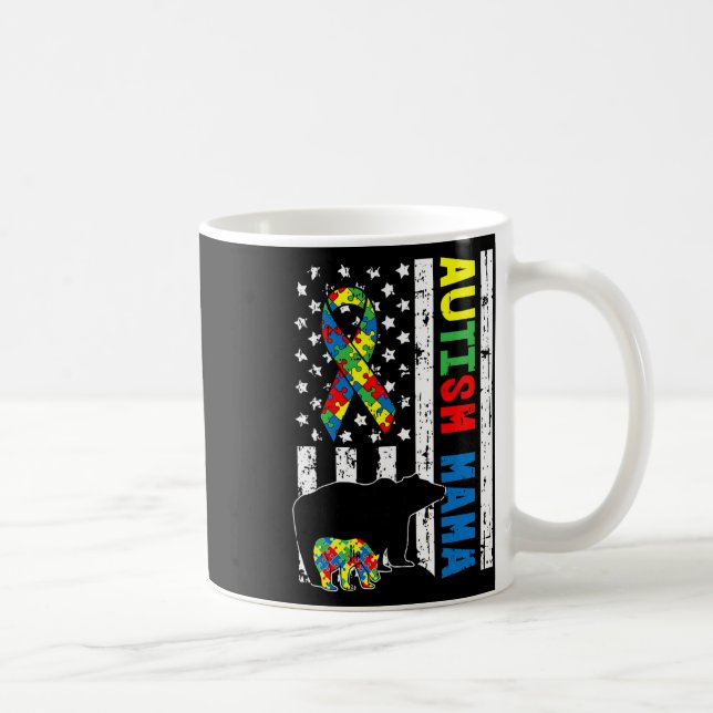 Mug Cadeaux de sensibilisation à l'autisme pour la fam (Droite)