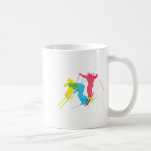 Mug Cadeaux De Ski vintage Pour Hommes, Femmes, Enfant