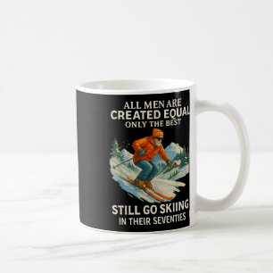 Mug Cadeaux de skieur pour 70 ans homme 70 ans de ski
