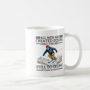 Mug Cadeaux de skieur pour 70 ans homme 70 ans de ski