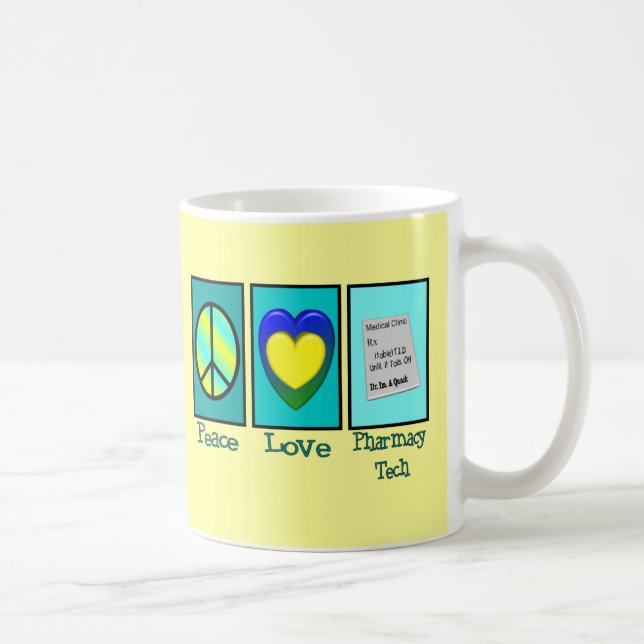Mug Cadeaux de technicien de pharmacie (Droite)