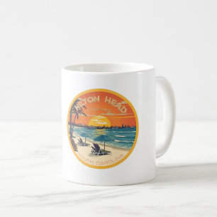 Mug Cadeaux de voyage vintage phare de l'île de Hilton