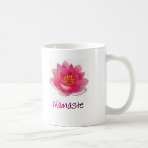 Mug Cadeaux de yoga de "Namaste" de fleur de Lotus