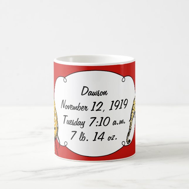 Mug Cadeaux d'éléphant de cirque (Centre)