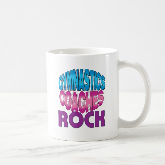 Mug Cadeaux d'entraîneur de gymnastique (Droite)