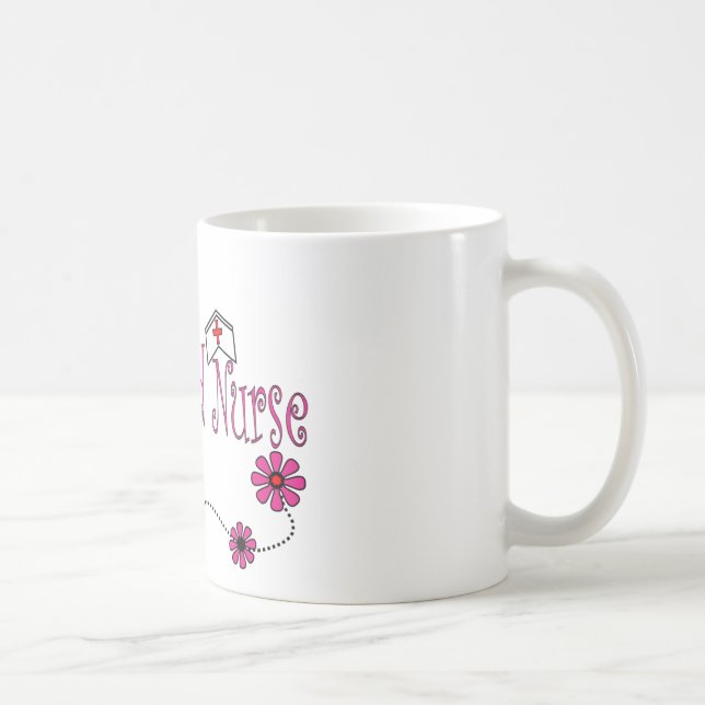 Mug Cadeaux d'infirmier autorisé (Droite)