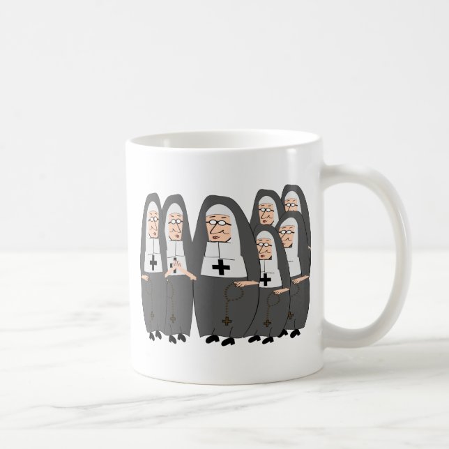 Mug Cadeaux drôles de "grosses nonnes" pour toute (Droite)