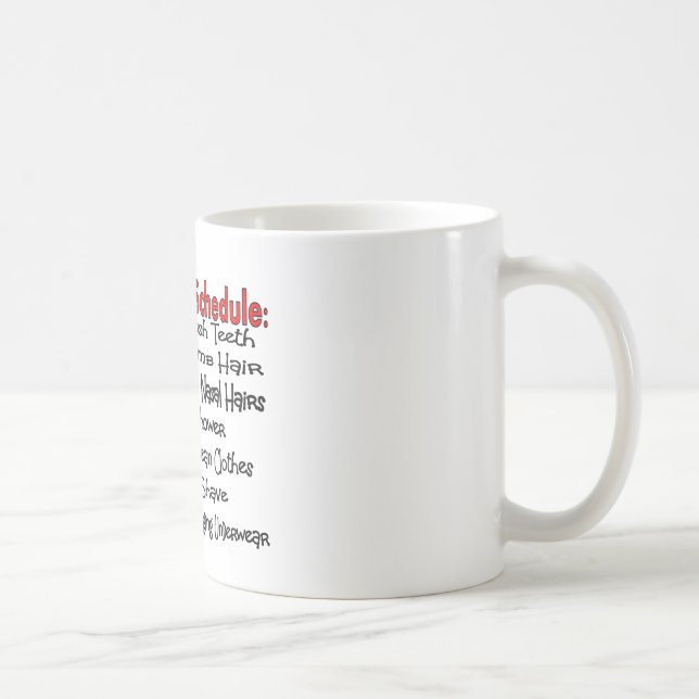 Mug Cadeaux drôles "de programme de retraite" (Droite)