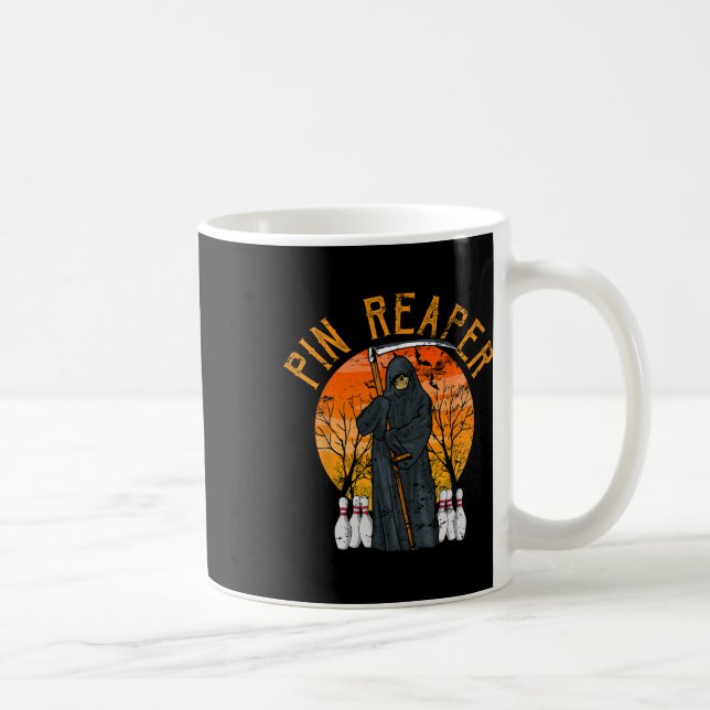 Mug Cadeaux drôles de quilles de mort pour hommes O (Droite)